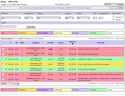 Web-based bug-tracking